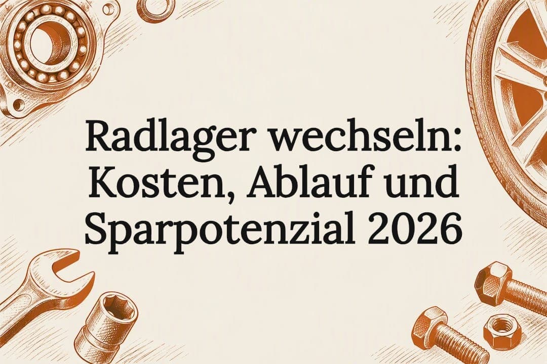 Radlager wechseln: Kosten, Ablauf und Sparpotenzial 2026