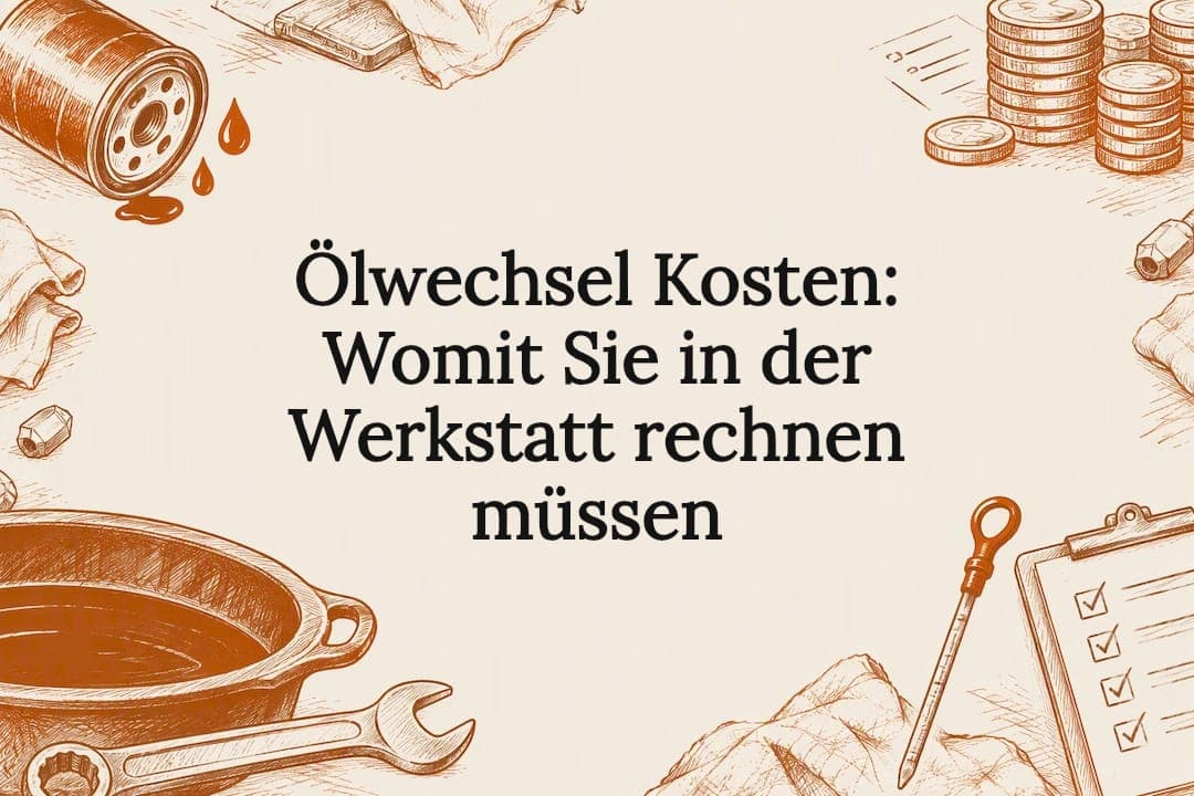 Ölwechsel Kosten: Womit Sie in der Werkstatt rechnen müssen